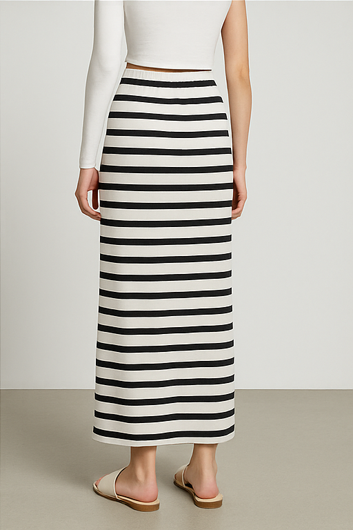 Breeze & Blend Long Slit Skirt