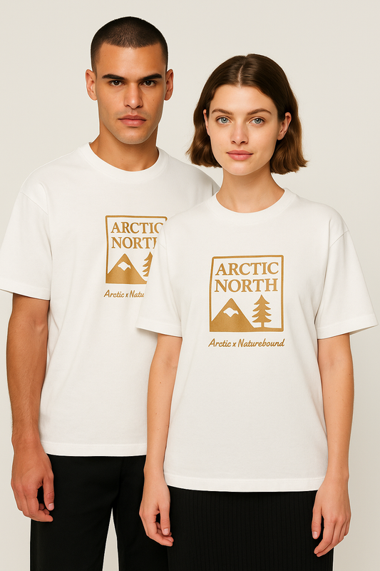 Arctic North x Nordfern Unisex Terry Oversized Tee – White