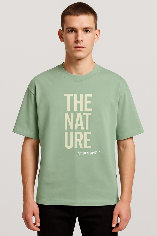 Arctic North Line  Glowing Arctic Coordinates THE NATURE  Tee