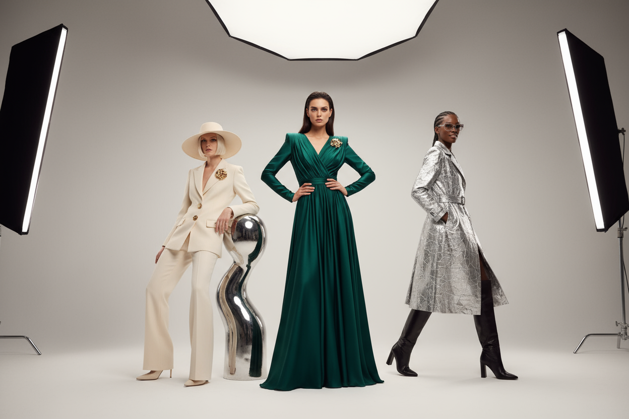 High Resolution image for premium Collection with female models 